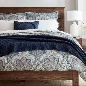 Pottery Barn duvet and shams